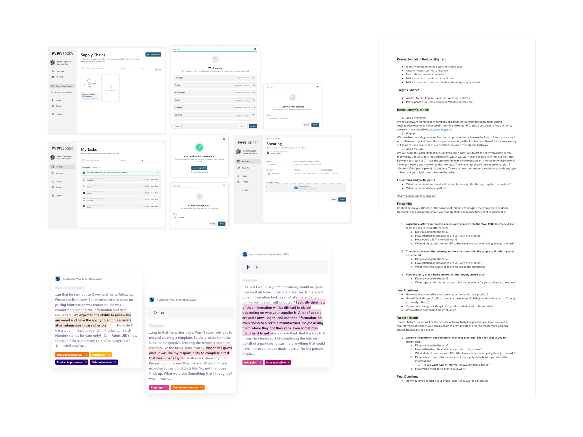 PoC screens